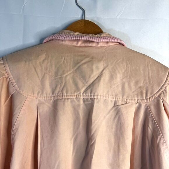 Mulberry Street Vintage Pink‎ Retro Granny Core Button Front Jacket Size Large - Picture 3 of 15